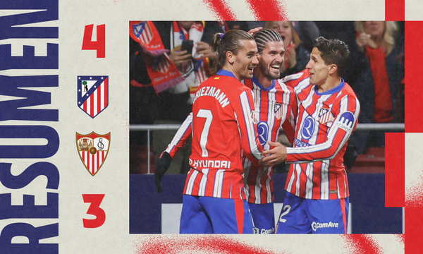 Resumen del Atleti 4 - 3 Sevilla